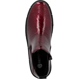 remonte Stiefelette kirschrot | schwarz 42