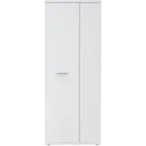 Forte NET106 Schrank 70 180, Mehrzweckschrank, 69 cm x 35 cm x 179 cm, Weiß