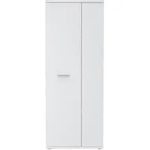 Forte NET106 Schrank 70 180, Mehrzweckschrank, 69 cm x 35 cm x 179 cm, Weiß