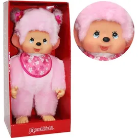 Monchhichi Kuschelpuppe 45 cm Pink/Rosa