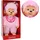 Monchhichi Kuschelpuppe 45 cm Pink/Rosa