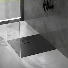 luxebath Duschwanne 80x80 cm Ablaufgarnitur