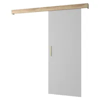 Schiebetür Komplettset - Schiebetürsystem Salwador 1 - Schiebetüren - Trennwände - Raumteiler - Innentüren, Tür 90 x 204 cm - Schiebetür Schiene - Zimmertür mit Schiebetür Griff - Saloontür