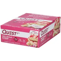 Quest Nutrition Proteinriegel White Chocolate Raspberry 12 x 60 g