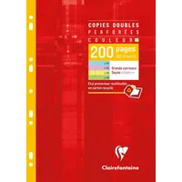 Clairefontaine 5x Farbige Klausurbogen A4 200 Seiten FR Lineatur