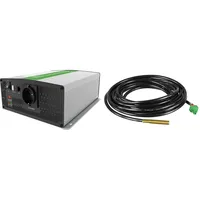Offgridtec® 11090 PSI Sinus Spannungswandler RS485 1500W 2400W 12V 230V & Externer Temperatursensor für Offgridtec PWM Pro Laderegler, 3m