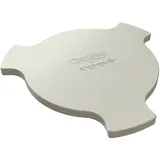 Char-Griller® Akorn Holzkohlegrill und Smoker Keramik-Räucherstein Zubehör für niedrige und langsame indirekte Grillmethoden in Elfenbein, 38,1 cm L x 38,1 cm B x 2,5 cm H, Modell 6201