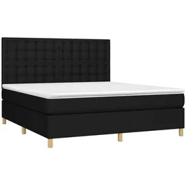 vidaXL Boxspringbett 180 x 200 cm Schwarz