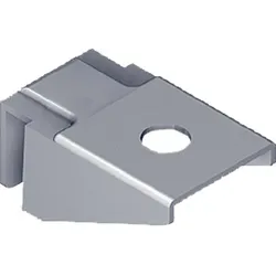 ELEMENT SYSTEM Aufsteckhalter 11604 einseitig Stahl vernickelt - 11604-00001