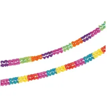 Papstar Girlande Papier 2,5 m Ø 7 cm 20 St. Bunt