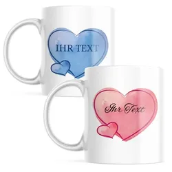 Keramiktasse Liebe "Von Herzen"