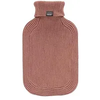 Fashy Wärmflasche mit Rollkragen-Strickbezug braun 2 L