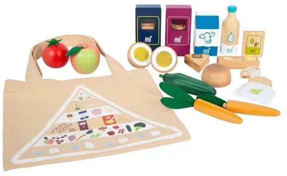 - Wooden Play Food Vegetarian Food Set.