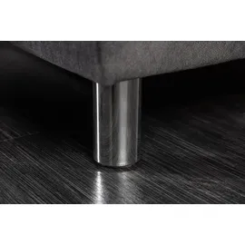 Riess-Ambiente Wohnlandschaft Samt 3-Sitzer Grau