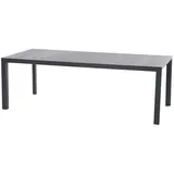 Siena Garden Gartentisch Silva Rechteckig Wood Grey 100 cm x 220 cm