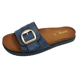 Jana Da.-Pantolette für Damen, blau, 40 EU