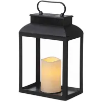 B&S Laterne 24 cm schwarz
