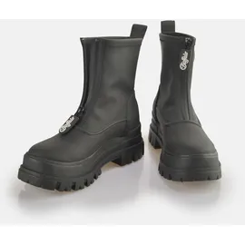 Buffalo Combat Boots Aspha Rain Damen Synthetik schwarz