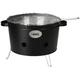 PROGARDEN Grilleimer mit 2 Griffen 34,5 cm Matt Schwarz Progarden