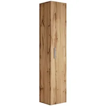 Badplaats - Badezimmer Badschrank Pluto 150cm Eiche - Regal Schrank Hochschr