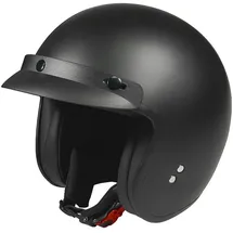 ROCC Classic Jethelm Matt-Schwarz XXL