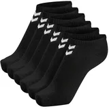 hummel Hmlchevron 6er Pack Sneakersocken Schwarz 36-40