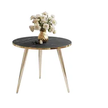 lookway Soleil Gold Schwarz Marmor 50 x 47 x 50 cm