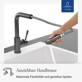 Villeroy & Boch Steel Shower anthracite 96970105