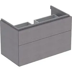 Geberit Xeno2 Waschtisch-Unterschrank 500509431 88x53x46,2cm, strukturiert/sculturagrau, mit 2 Schubladen