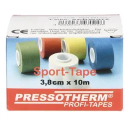 Pressotherm Sport-tape 3,8cmx10m schwarz
