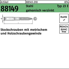 F. REYHER Nchfg. GmbH & Co. KG Stockschraube R 88149 Typ 23 E M8 x 200 50 Stück
