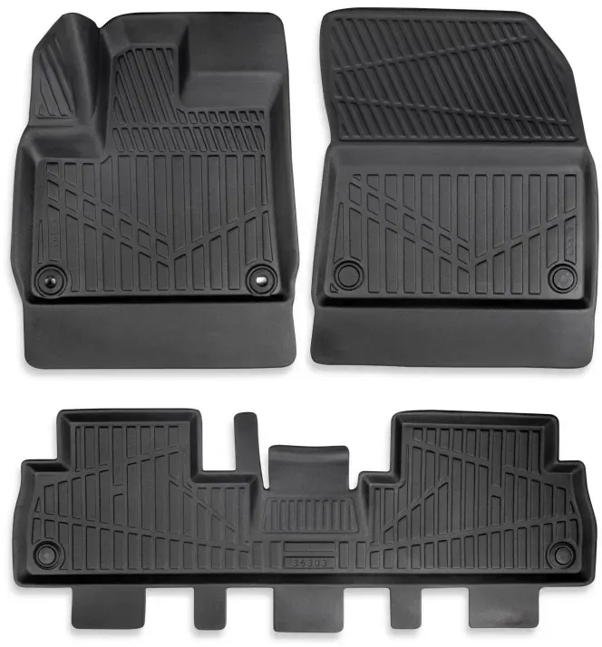 Erpassan 4er-Set 3D-Gummifußmatten für den Innenraum - TOYOTA PROACE CITY 2020+