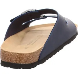 ROHDE Pantolette ergonomisch Lederfußbett Zwei Riemen Schnalle Grado 5920, Größe:42 EU,