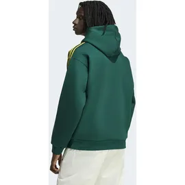 adidas Hoodie Tipped Stripes Collegiate Grün L