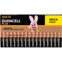 Duracell Plus AAA Batterie, 32er Promo Pack