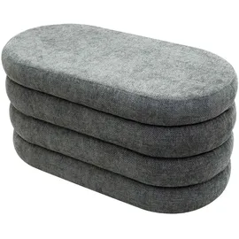 Rebecca Mobili Hocker Rebecca 38 x 76 x 38 cm Grau Polyester