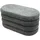 Rebecca Mobili Hocker Rebecca 38 x 76 x 38 cm Grau Polyester