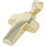 Kettenanhänger ADELIA ́S "Unisex Anhänger – Kreuz Kreuzanhänger aus 925 Silber", gold, Schmuckanhänger, Damen, Silber 925 (Sterlingsilber), Kettenanhänger, Eine schöne Geschenkidee für jeden Anlass