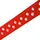 zaun|zu® Sichtschutzstreifen PREMIUM Dekor Tapsi 255 x 1 cm Rot