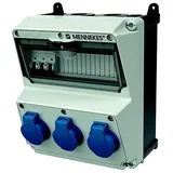 Mennekes Steckdosen-Kombination 3 St. Blau
