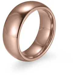 Zeeme Stainless Steel Ring Edelstahl rosé-vergoldet 8mm breit