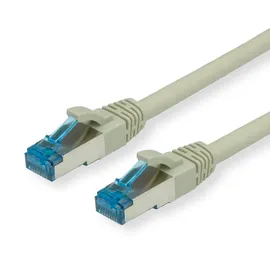 Value Patchkabel Cat.6A (Class EA) S/FTP (PiMF), LSOH, grau
