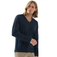 MEY Dry Cotton Colour Long Sleeves Dunkelblau Large Herren