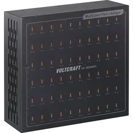 VOLTCRAFT UC-800W01 USB Ladegerät 800W USB-C® USB PD Schwarz Innenbereich USB Power Delivery (USB-PD)