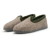 Pantoffelmann Filzhausschuhe Walker Wollfilz Herren Damen Hausschuhe Filz Hausschuh Hausschuh (1 Paar) Filzpantoffeln, Gästepantoffel besonders leicht grau 51 EU