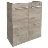 Fackelmann Waschbeckenunterschrank SBC Beckenunterschrank 55 Nature-Oak, von