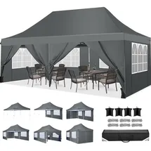 luxuskollektion Faltpavillon 3 x 6 m Wasserdicht
