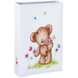 IDEAL TREND Fotoalbum Baby Bear Flower Fotoalbum für 300 Fotos in 10×15 cm Kinder Memoalbum Foto Album