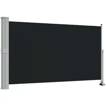 vidaXL Ausziehbar Seitenmarkise 140 x 300 cm schwarz 317832
