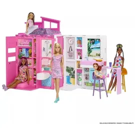 Barbie Ferienhaus Puppe und Spielset (HRJ77)